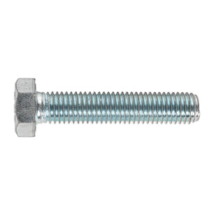 Sealey HT Zinc Setscrew DIN 933 - M14 x 70mm - Grade 8.8 - Pack of 10
