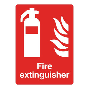 Sealey Prohibition Safety Sign - Fire Extinguisher