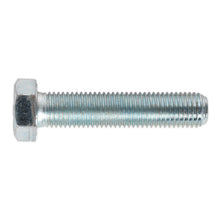 Load image into Gallery viewer, Sealey HT Zinc Setscrew DIN 933 - M16 x 75mm - Grade 8.8 - Pack of 10
