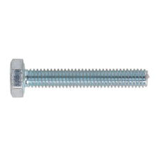 Load image into Gallery viewer, Sealey HT Zinc Setscrew DIN 933 - M4 x 25mm - Grade 8.8 - Pack of 50
