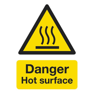 Sealey Warning Safety Sign - Danger Hot Surface