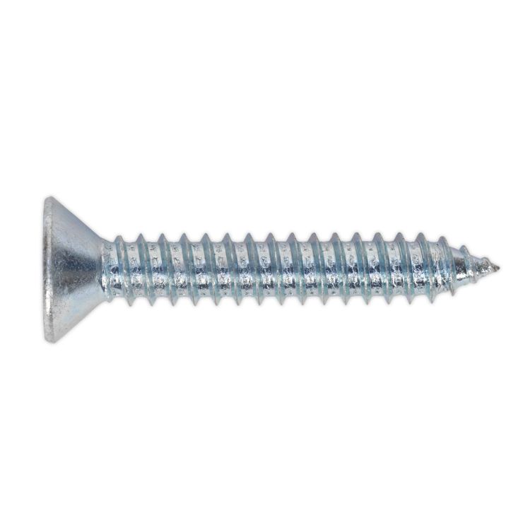 Sealey Self Tapping Screw 6.3 x 38mm Countersunk Pozi - Pack of 100