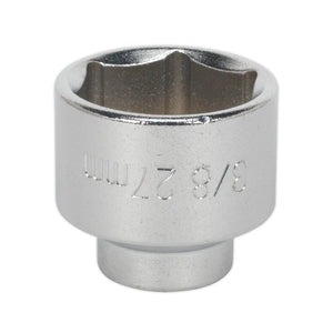 Sealey Low Profile Oil Filter Socket 27mm 3/8" Sq Drive