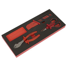 Load image into Gallery viewer, Sealey Insulated Cutting Set 3pc, Tool Tray - VDE Approved (Premier)
