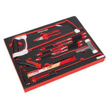 Load image into Gallery viewer, Sealey Tool Tray, Hacksaw, Hammers &amp; Punches 13pc (Machinist Hammer) (Premier)

