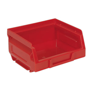 Sealey Plastic Storage Bin 105 x 85 x 55mm Red - Pack of 24