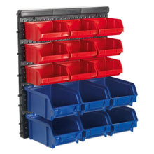 Load image into Gallery viewer, Sealey Bin Storage System Wall Mounting 15 Bins
