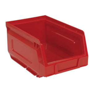 Sealey Plastic Storage Bin 105 x 165 x 85mm Red - Pack of 24