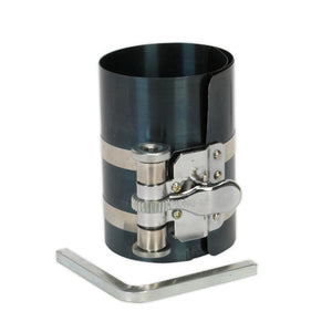 Sealey Piston Ring Compressor 100mm (4") - 60-150mm