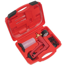 Load image into Gallery viewer, Sealey Vacuum Tester &amp; Brake Bleeding Kit in Storage Case (VS4022)
