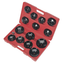 Load image into Gallery viewer, Sealey Oil Filter Cap Wrench Set 15pc

