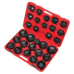 Sealey Oil Filter Cap Wrench Set 30pc