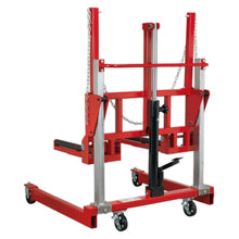 Load image into Gallery viewer, Sealey Wheel Removal Trolley 500kg Adjustable Width
