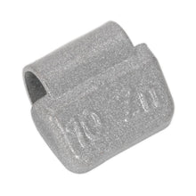 Load image into Gallery viewer, Sealey Wheel Weight 10g Hammer-On Plastic Coated Zinc for Alloy Wheels - Pack of 100
