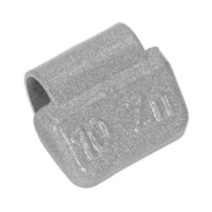 Sealey Wheel Weight 10g Hammer-On Plastic Coated Zinc for Alloy Wheels - Pack of 100