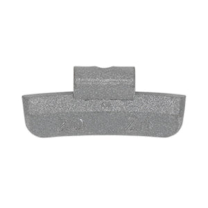 Sealey Wheel Weight 20g Hammer-On Plastic Coated Zinc for Alloy Wheels - Pack of 100