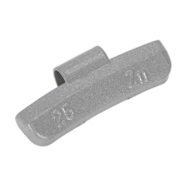 Sealey Wheel Weight 25g Hammer-On Plastic Coated Zinc for Alloy Wheels - Pack of 100
