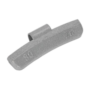 Sealey Wheel Weight 30g Hammer-On Plastic Coated Zinc for Alloy Wheels - Pack of 100