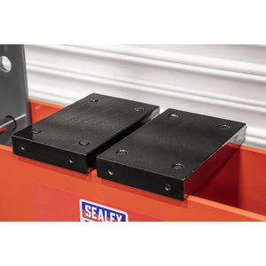 Sealey Air/Hydraulic Press 30 Tonne Floor Type, Foot Pedal